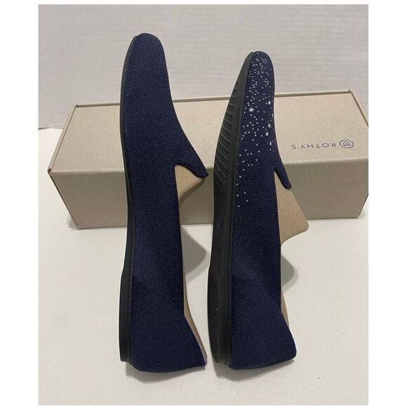 Rothy's‎ Zodiac Scorpio Loafers Retired Slip On Washable Flat Navy Blue Size 12 - Picture 11 of 15